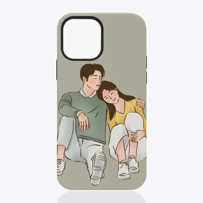 Love couple phone case