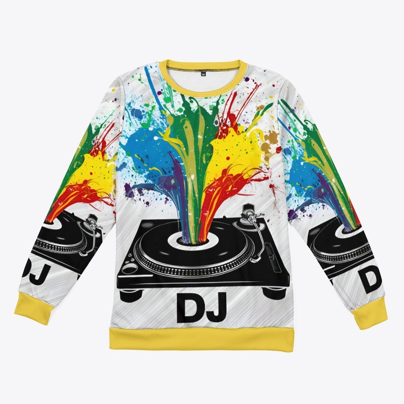 Colorful Turntable Groove