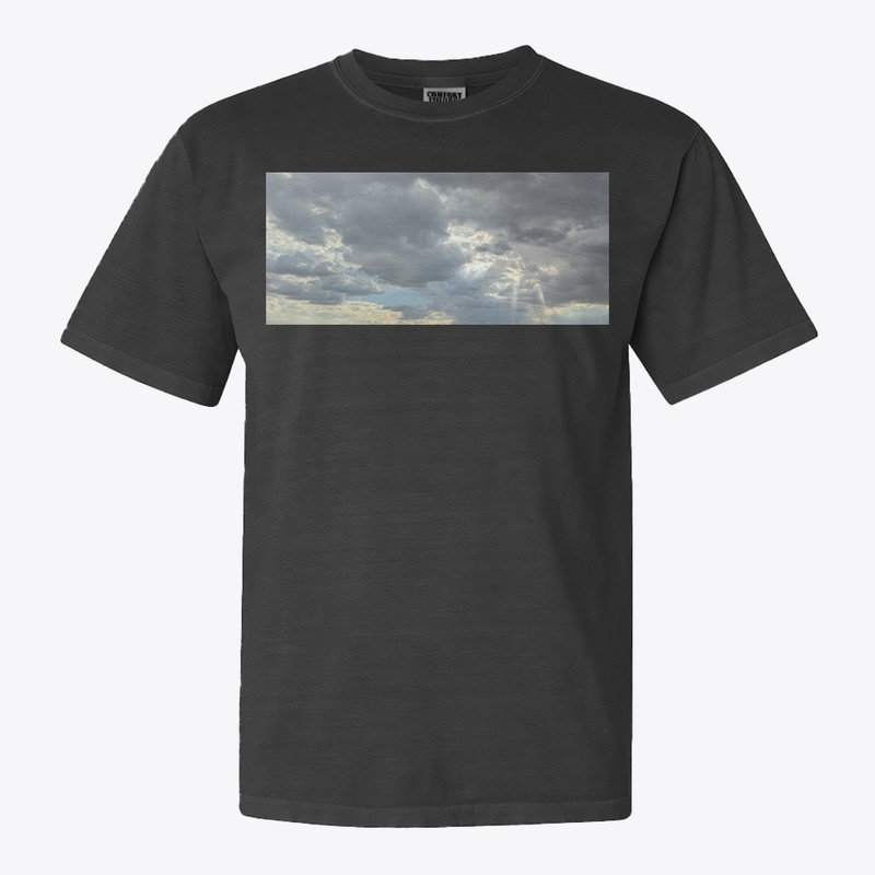 the clouds from below