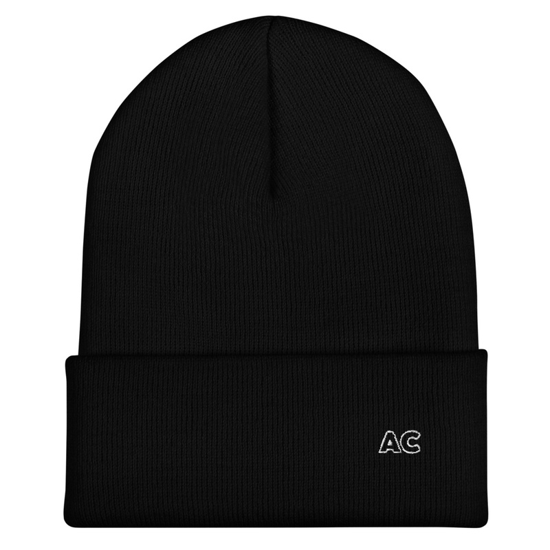 AC Black Beanie — Basic
