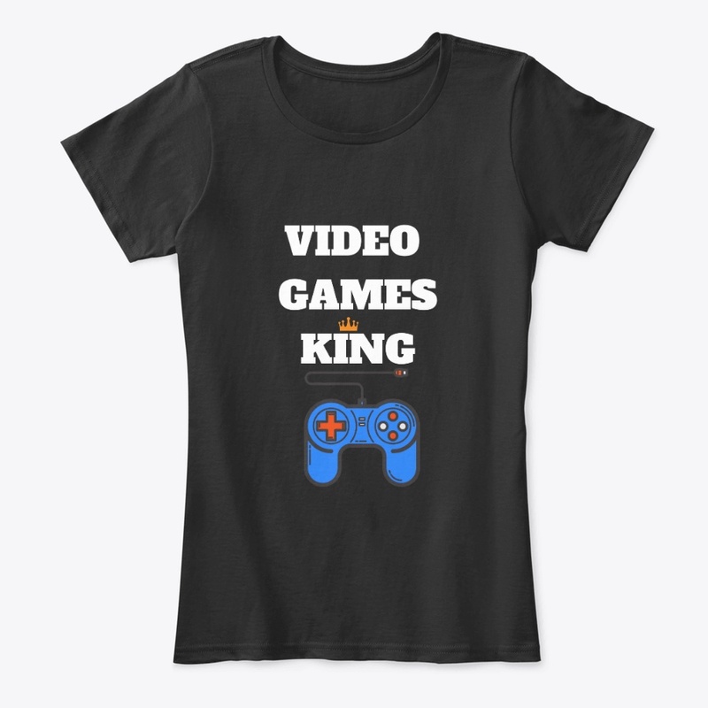 video games king tshirt
