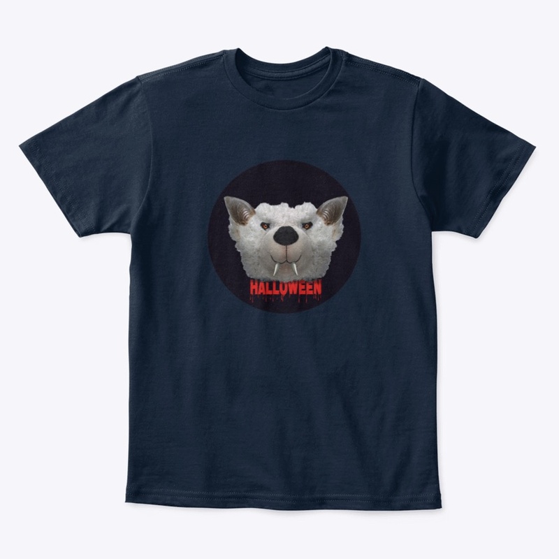 scary teddy bear as a bat