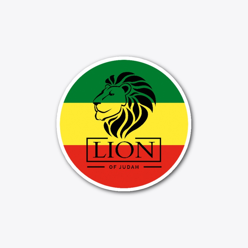 Lion Reggae Rasta Sticker