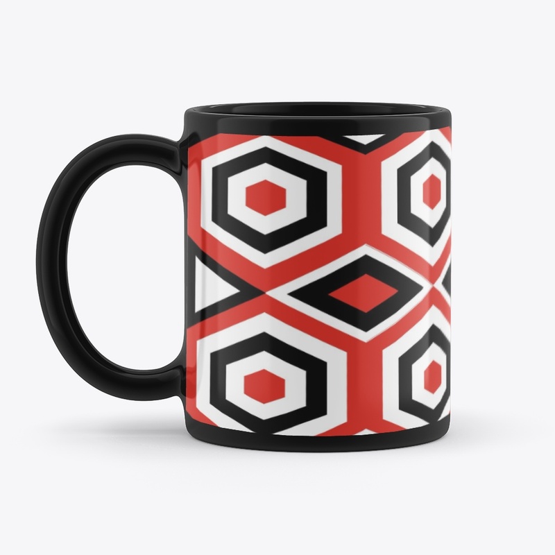 Bold Geometry: The Power Pattern Mug