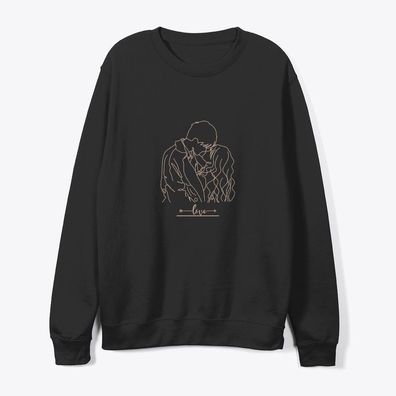 "Couple Love" Simple T-Shirt