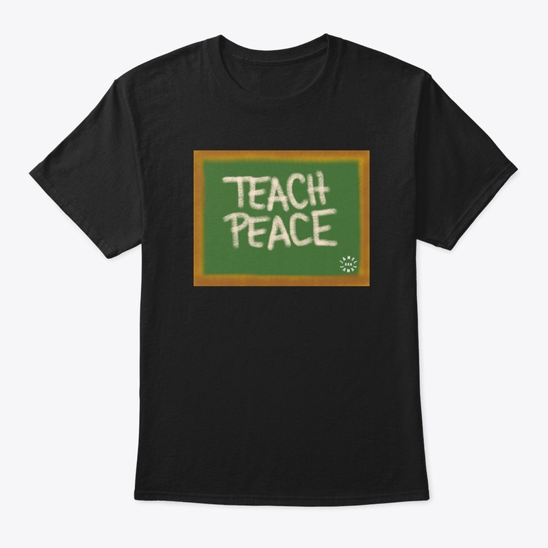 TEACH PEACE | WHITE LOGO ON BACK