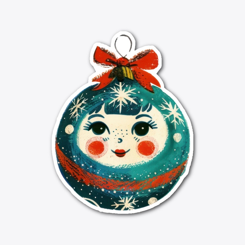 Christmas toy ornament Sticker