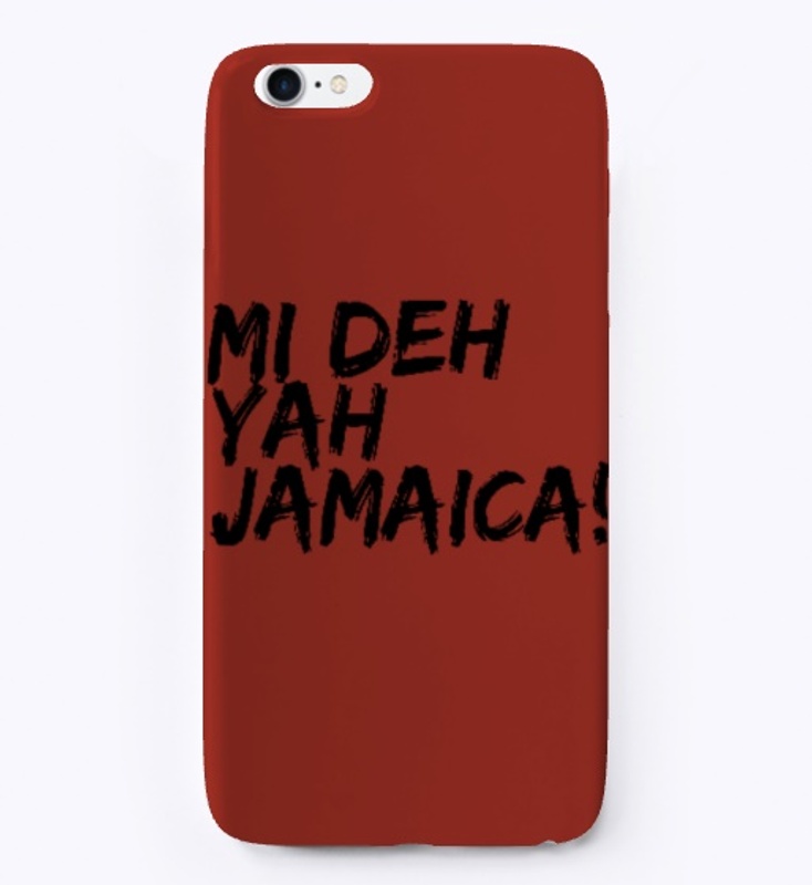 "Mi deh yah Jamaica!"  Patois phrase.