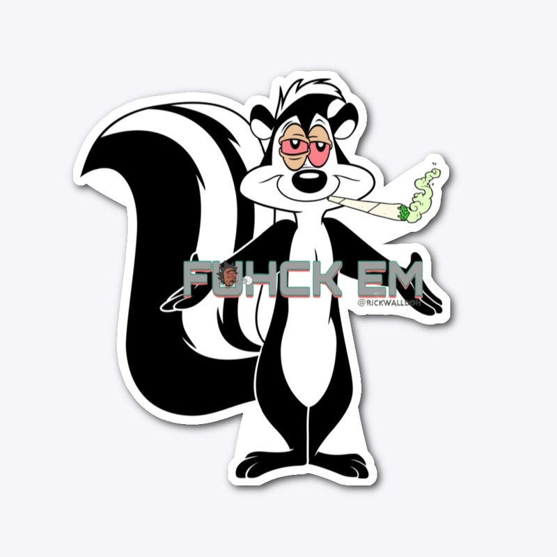 Rick Wall Fuhck Em’ PePé Sticker