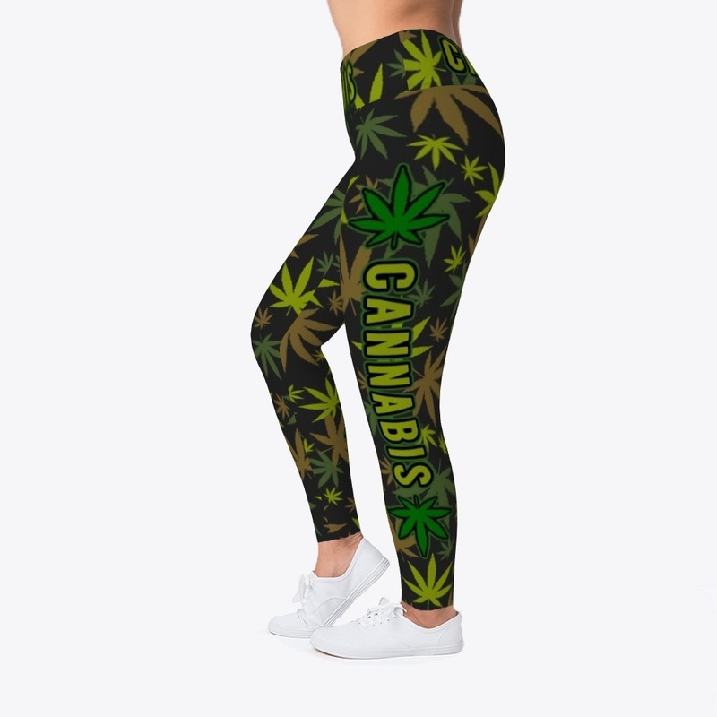 Cannabis Camouflage Leggings