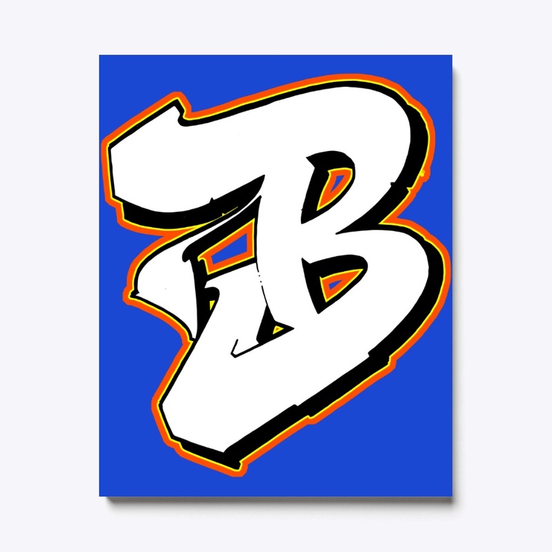 “B” URBAN GRAFFITI STREET DESIGN