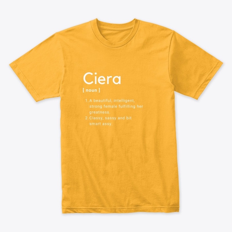 CIERA Definition Personalized Name Funny