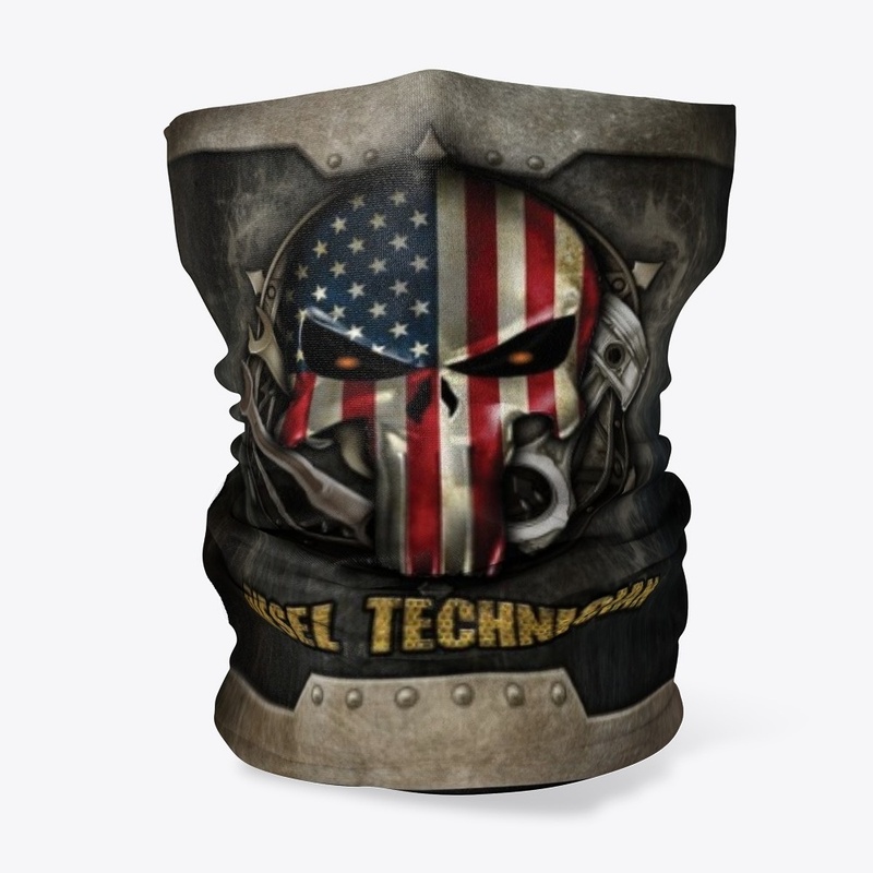 Awesome Diesel Technician Mask