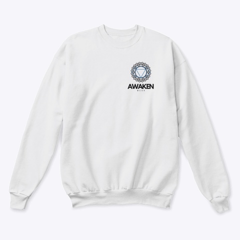 Awaken Wear Collection White  áo T-Shirt Front