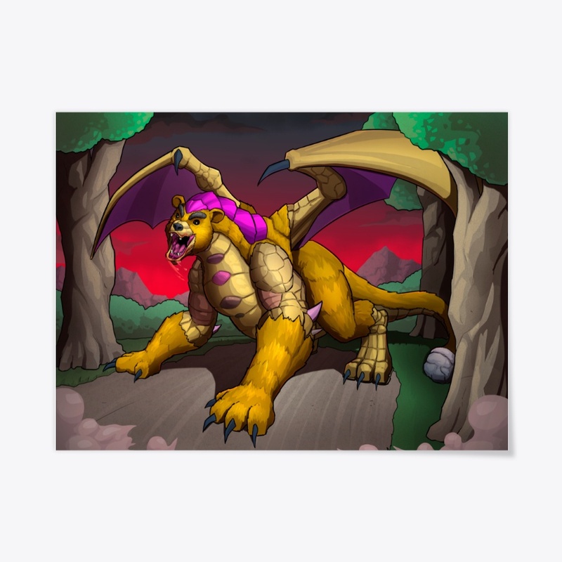 The Fredulan Bear Dragon POSTER