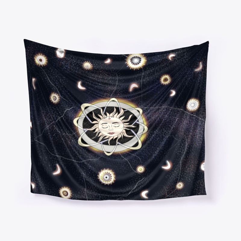 Pale Sun Wall Tapestry