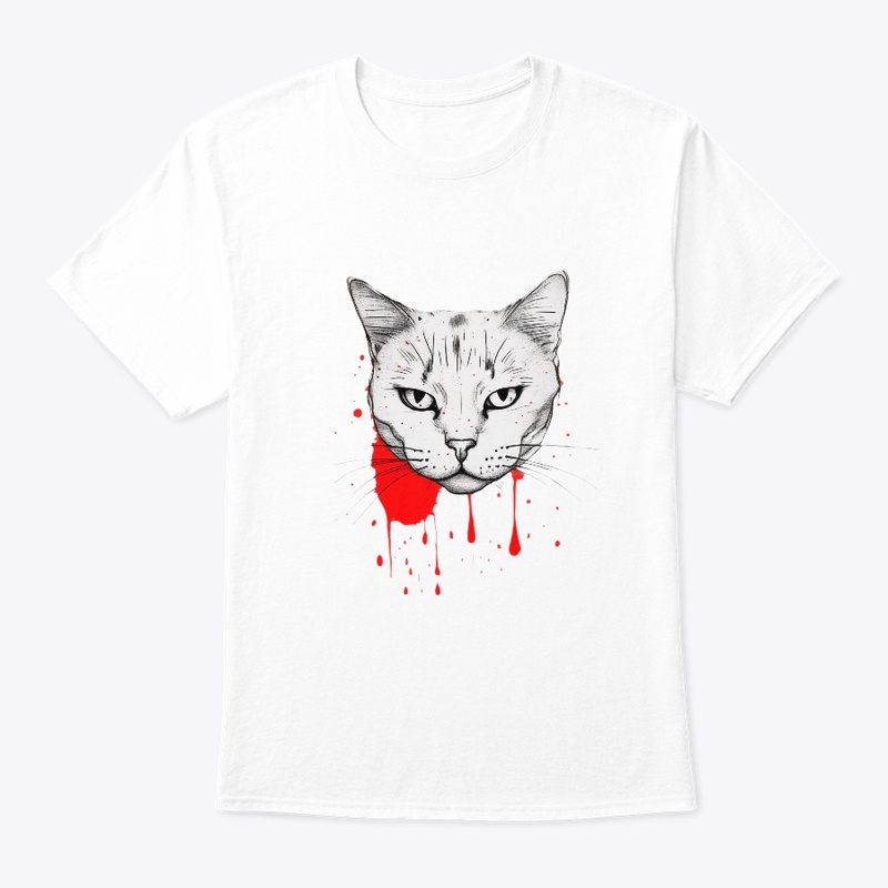 Splatter Cat t-shirt 