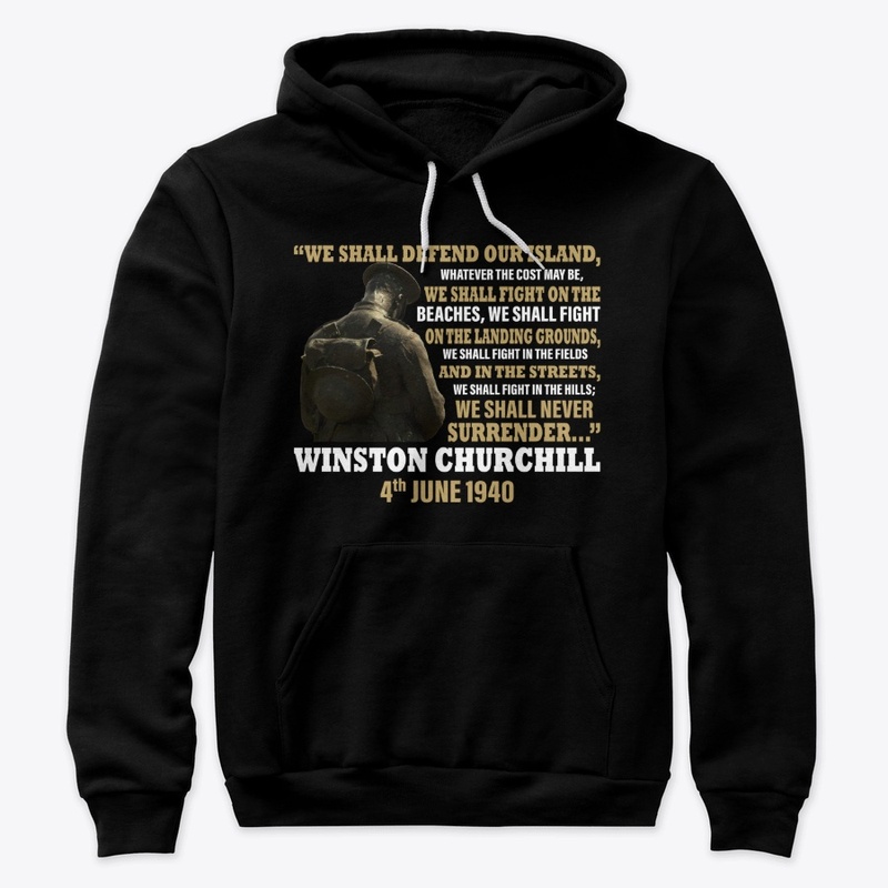 Winston Churchill Never Surrender Tee