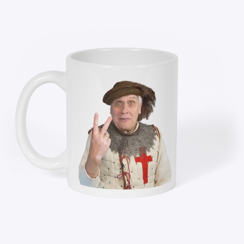 Cheeky V - white mug