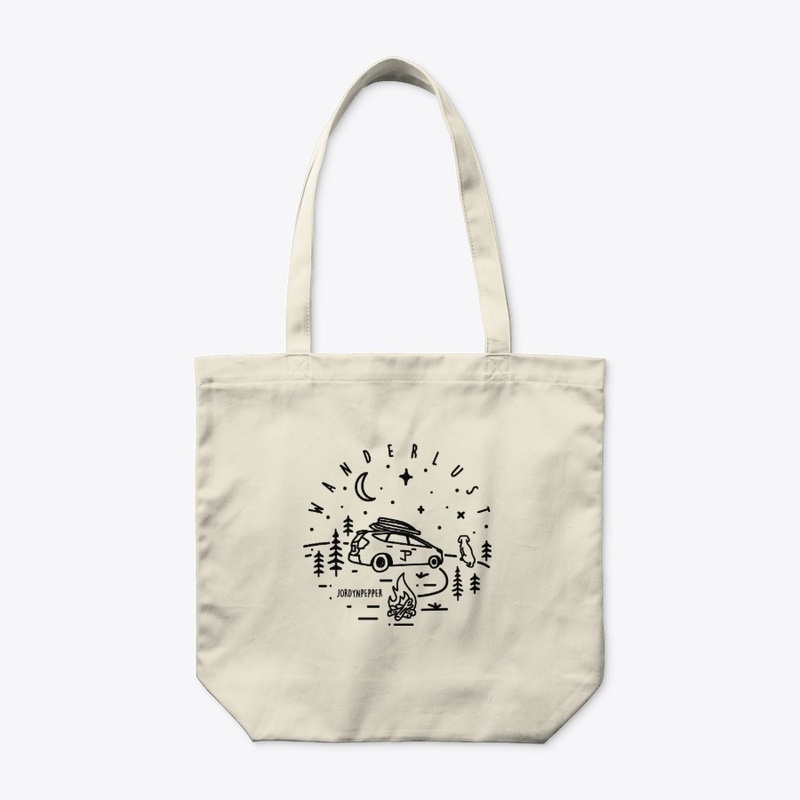 Wanderlust Organic Tote Bag 