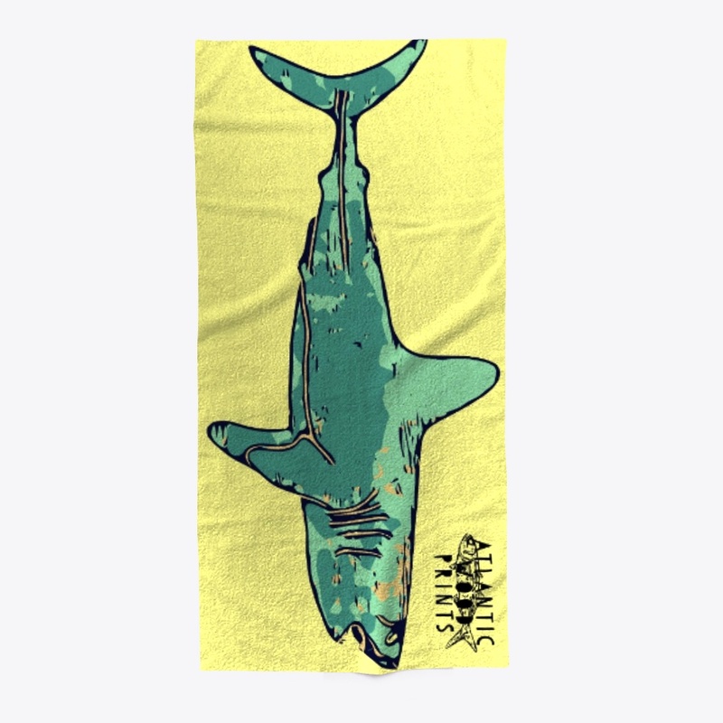 Teal Porbeagle Towel