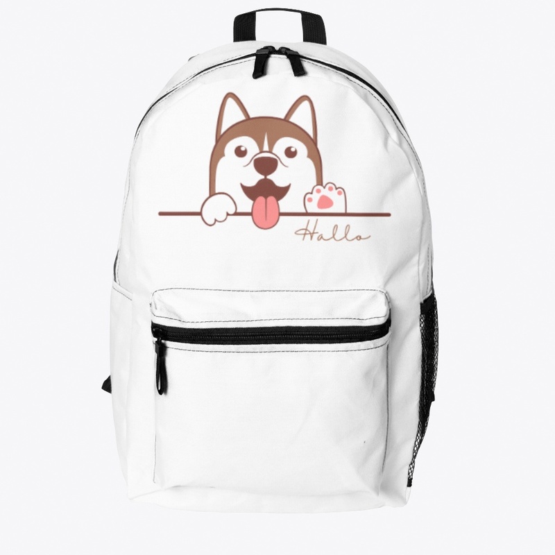 Brown Minimalist Cute Dog