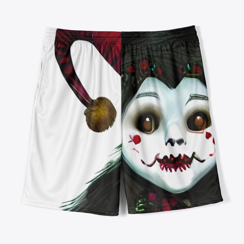 Little Girl Krampus Christmas Monster