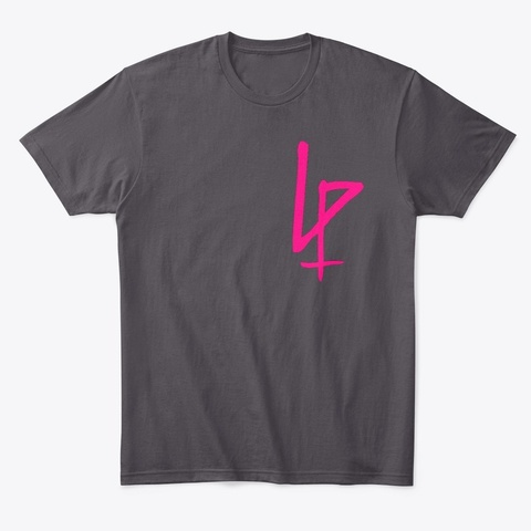 Leather Parisi Merch Heathered Charcoal  T-Shirt Front