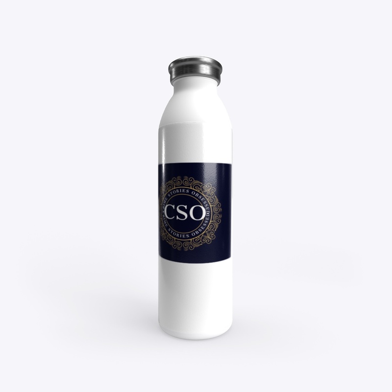 CRIME STORIES OBSESSED WATER BOTTLE