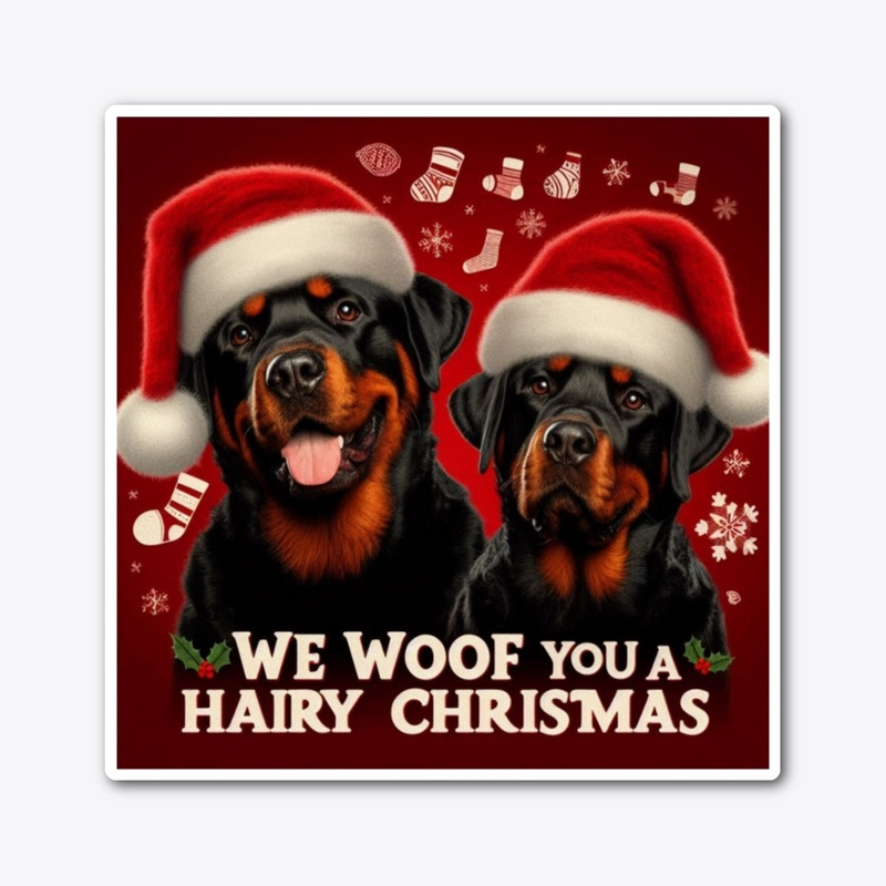 Rottweiler's Hairy Christmas