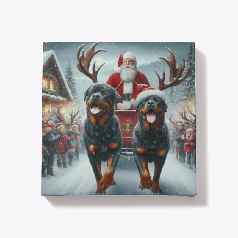 Rottweilers & Santa