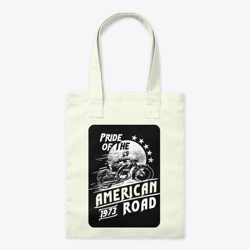 Proud American motorcycle road