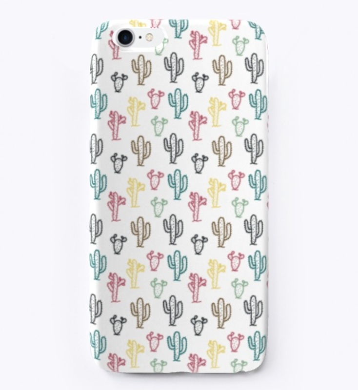  Cute Seamless Pattern with Cactus