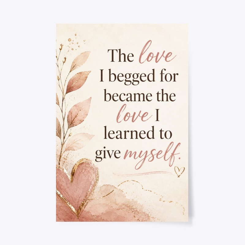 The Love I Give Myself Print