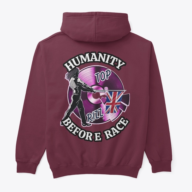 TOP RIZZ LOGO - HUMANITY BEFORE RACE
