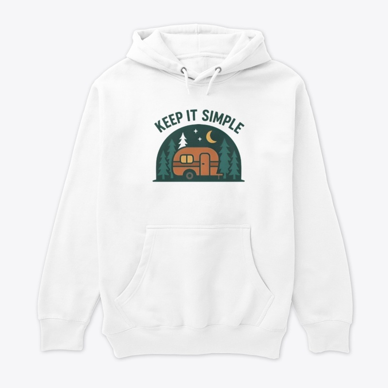 Keep It Simple-Retro Camper Night Forest