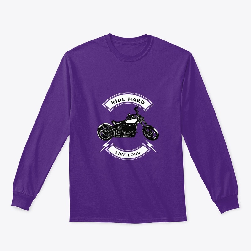 Ride Hard Live Loud Motorcycle