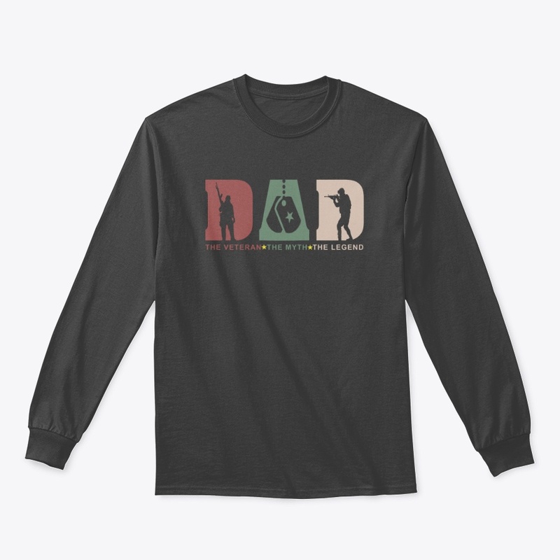 Best Veteran Dad  Shirt for Men