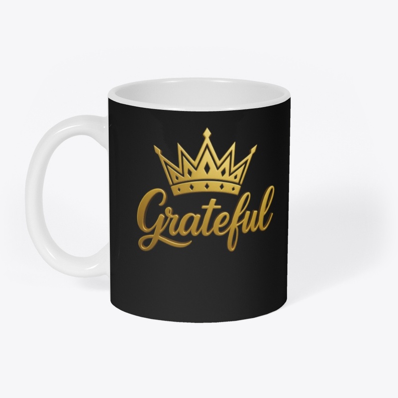 Gold Crown with Grateful