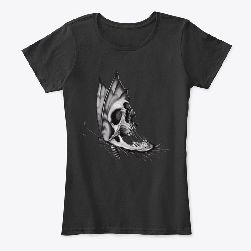 Graphic Skull Butterfly 