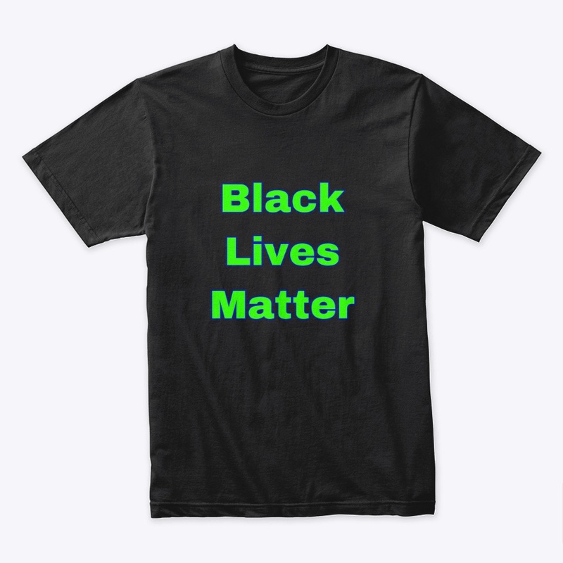Black Lives Matter - Lime & Blue