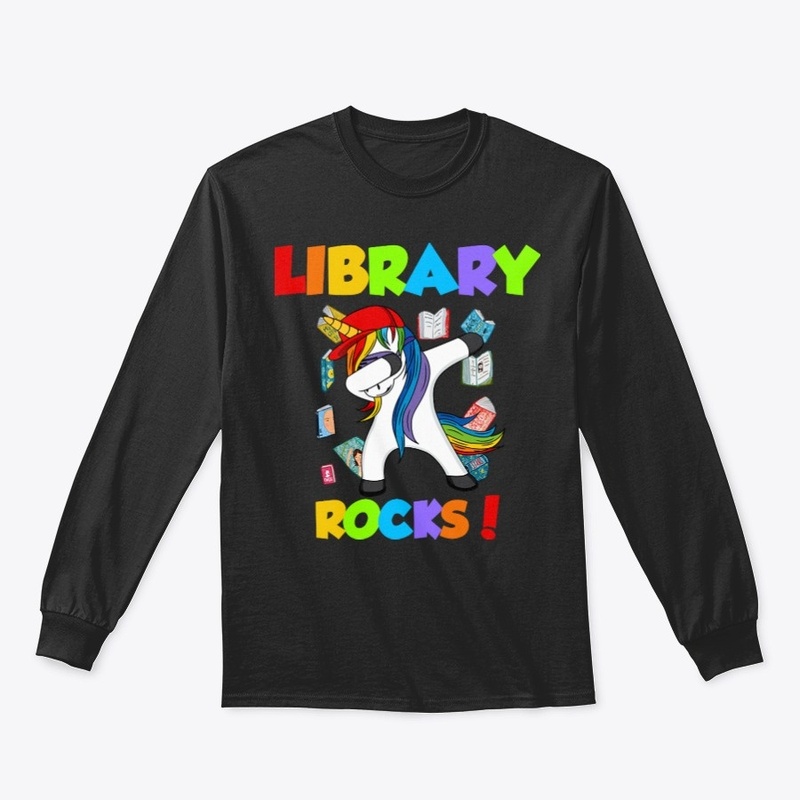 Dabbing Library Rocks Unicorn Last Day
