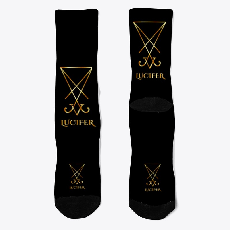 Lucifer Golden Seal Socks