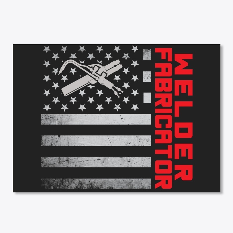 Welder Fabricator US Flag Mask