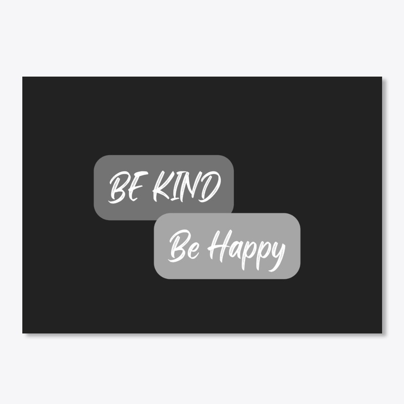 Be kind be happy t-shirts