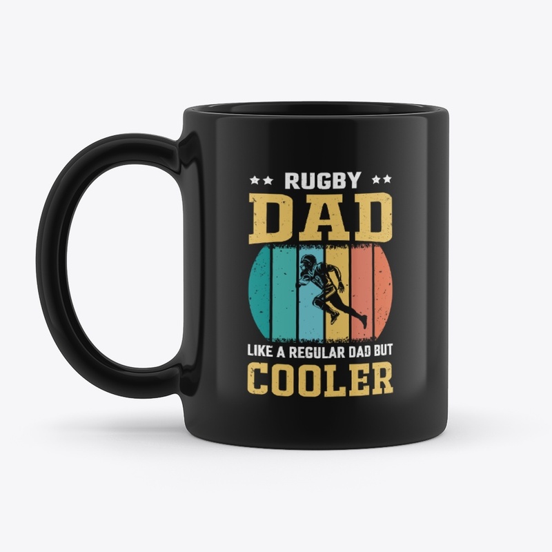 Rugby Dad Like A Regular Dad Vintage Tee