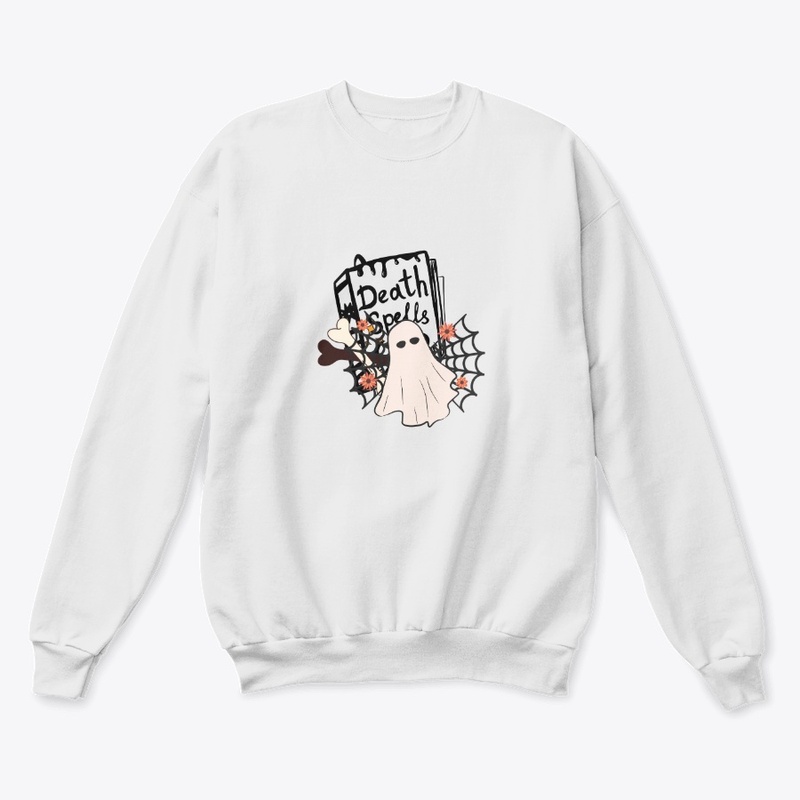 Death Spell Cute Halloween Ghost Design 