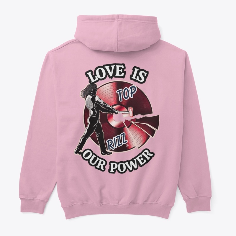 TOP RIZZ LOGO - LOVE IS OUR POWER