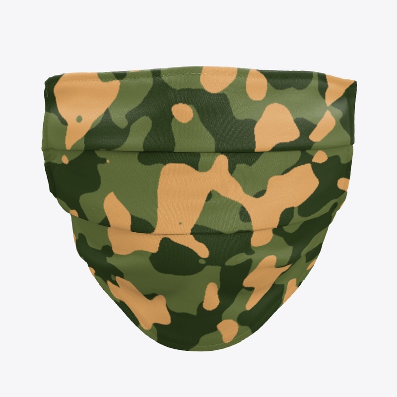 Camouflage Face Mask Green