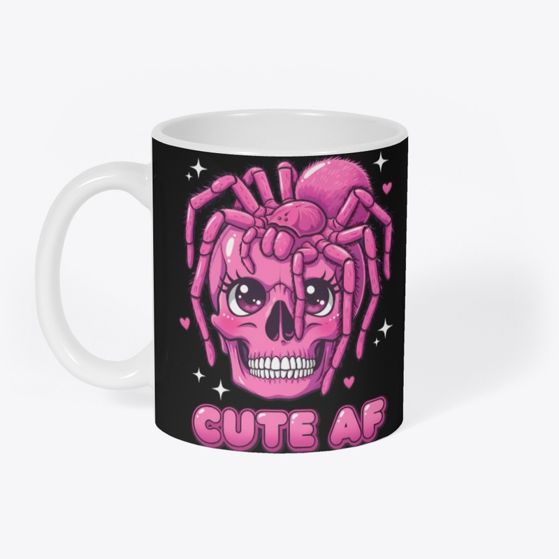 Kawaii Skull & Spider Bloom